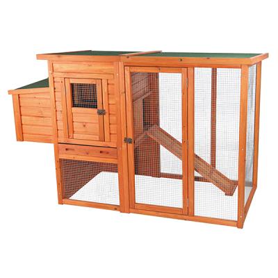 China Viable wooden chicken cage with nest house for sale