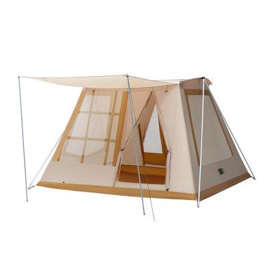 China Durable Large Retro Tent Thickened Rain Proof Luxury Outdoor Canopy Portable for sale