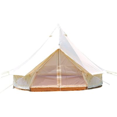 China Durable Large Scale Party Tent Mongolian Wild BBQ Camp Outdoor Boting Cotton Tent for sale