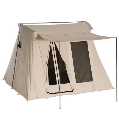 China Durable Luxury American Retro Cotton Tent Spring Spring Outdoor Camping Tent for sale