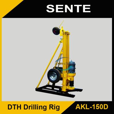 China Portable pneumatic drilling rig, AKL-150D ground hole drilling machines for sale