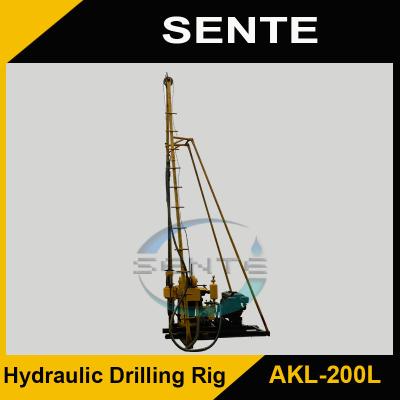 China Powerful AKL-200L trailer mounted water well drilling rig for sale