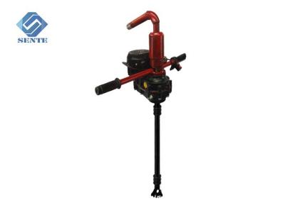 China Handheld water well drilling machine, red colour, one man can handle, drill 40m depth for sale