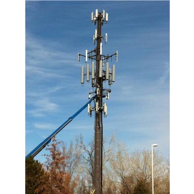 China Q235 Q345 Telecom Galvanized Single Pole Communication Tower for sale