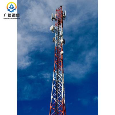 China Steel Lattice Telecom Tower 40m Height Angle Telecom Tower Antenna Radio Wifi Signal for sale