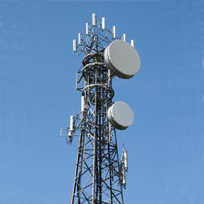 China Mobile Signal Steel Cell Antenna HDG Communication Tower Communication Tower for sale