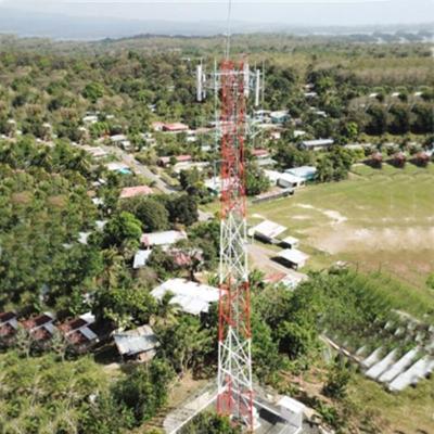 China Telecom Antennas And Other Equipments 3 Leg Telecom Cell Galvanized Mobile Tower Tubular Antenna for sale