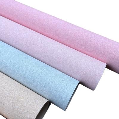 China Waterproof Glitter Chunky Faux Glitter Leather Fabric Sequin Table Runner for Party for sale