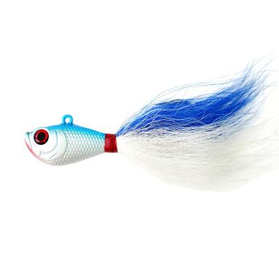 China Deer hair JIEMI OEM New style 6oz 8cm Sinking Metal Lure Lead Fish Speed Jigging Deer hair China Supplier Wholesale Hard Metal bait for sale