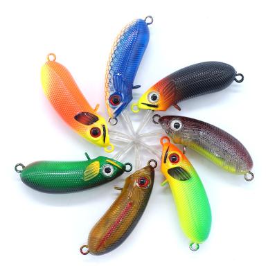 China ABS JIEMI OEM New style 5cm 3g Floating Fishing Lure Bionic Minnow Mini Wobbler for sale