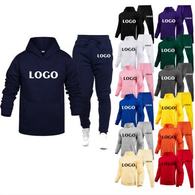 China Custom Embroidery Logo Custom Plain Sweatsuit Mens Hoodies Anti-Static Tracksuit Mens Jogging Sweatshirts Sportswear 2 Pieces Suit S01048 for sale