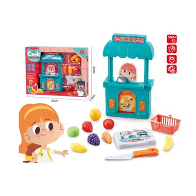 China Plastic Boy and Girls Pretend Multifunctional Play House Baby Kitchen Toy for sale