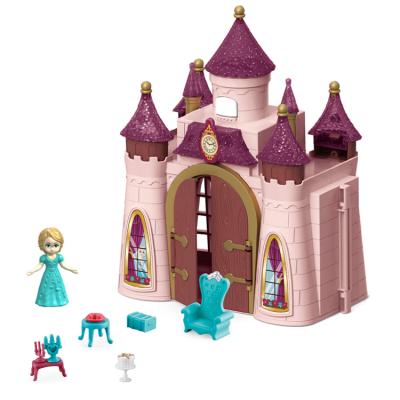 China Soft House Girl's Play Toy Children Doll's Castle Toy Kids Doll Villa Music With Lights for sale