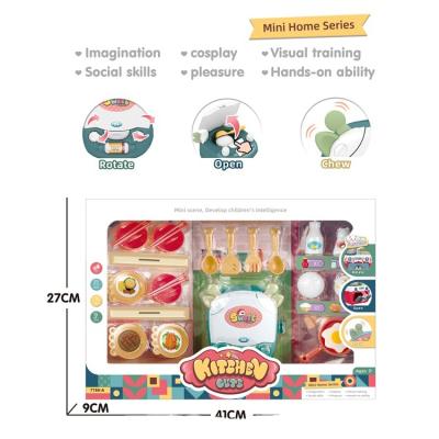 中国 Children's Toys Factory Direct Sales Cutlery Rack For Table Children Kitchen Rice Cooker Game Room Toy 販売のため