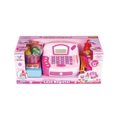 Cina Children Cashier Toy Set With Shopping Cart Shopping Game Supermarket Cash Register 38.8*19*16CM in vendita