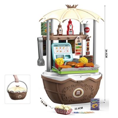 Cina Plastic Best Selling Preschool Kids Shop Kitchen Toys Supermarket Sets For Kids in vendita