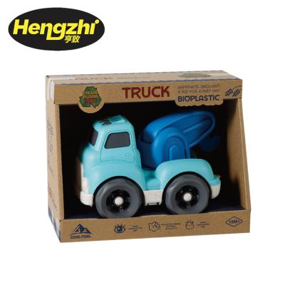 Cina New Product Wheat Straw Eco-friendly Bioplastic Let Go Baby Toy Car High Quality 21*12*16.5CM in vendita