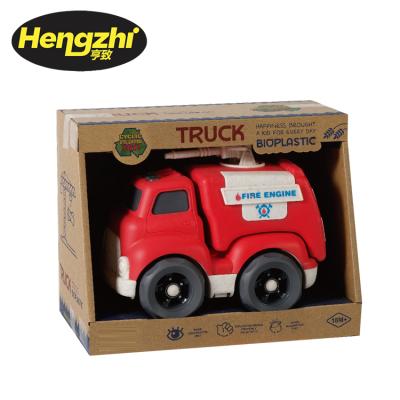 中国 New In High Quality Eco-friendly Baby Wheel Wheat Straw Bioplastic Toy Car Display Box 21*12*16.5CM 販売のため