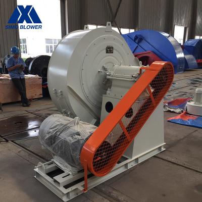 China Backward Heavy Duty Centrifugal Fans V Belt Belt Driven Centrifugal Fan for sale