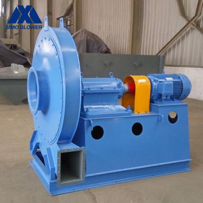 China Flue Gas Denitrification High Pressure Centrifugal Fan Wear Resistant Blue for sale