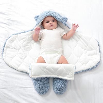 China Wholesale Soft Newborn Thin Breathable and Thicken 2 in 1 Baby Envelope Blankets Baby Sleeping Bag for sale