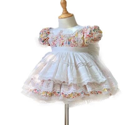 China New Fashionable Toddler Coming Easter Washable Dresses Kids Clothing Girls Spanish Dress for sale