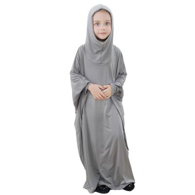 China Latest Design Breathable Summer Daily Wear Floral Print Kids Girls Long Muslim Clothing Dress for sale