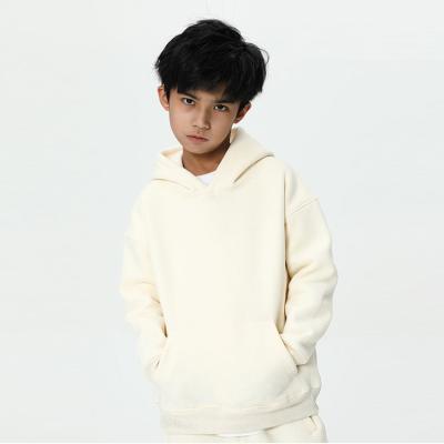 China Breathable Long Sleeve Crewneck Hoodie Sweatshirts Girls Winter Casual Pullover Thick Hoodie For Kids Boys for sale