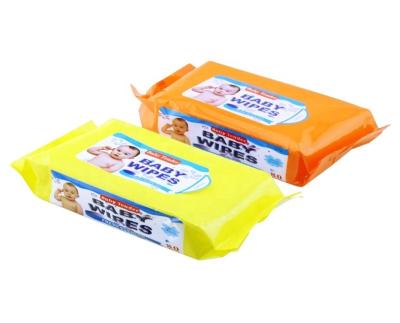 China Manufacturer OEM/ODM Soft Organic Baby Wipes Cheap Open Stickers For Baby Wipes Supply 72pcs for sale