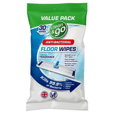 China Household Soft Wholesale Grade Universal Floor Cleaning Wet Cloths 30pcs for sale