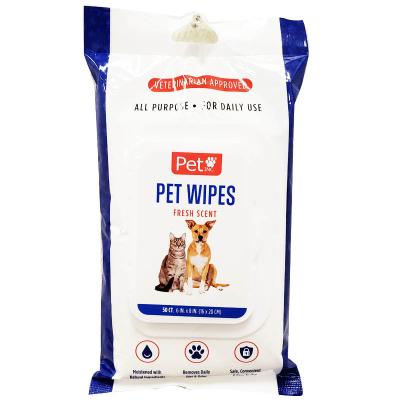 China Dog Wipes Special Universal Pet Care Wipes Pet Tear Cleaning Wipes Pet Cloth Cloth Paw Ear Wet Eye for sale