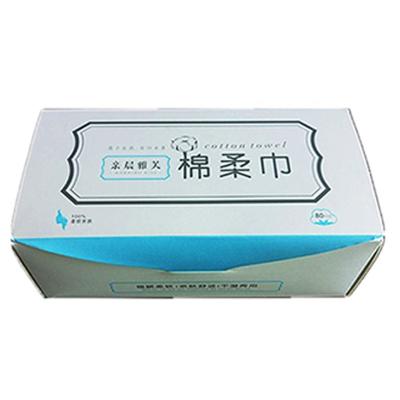 China Medically Proven Softness Factory OEM High Quality Organic Dry Cleaning Wipes 80ct Hand Dry Wet Tissue Cloths In Box for sale