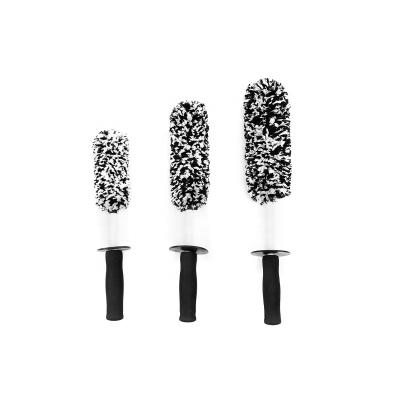 China Car Wheel Cleaning Brush MaxClean Microfiber Wheel Brush 3 Pieces Kit for sale