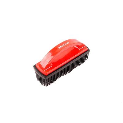 China MaxClean CAR MAT FIBER AND HAIR REMOVAL interior detailing cleaning RUBBER BRUSH for sale