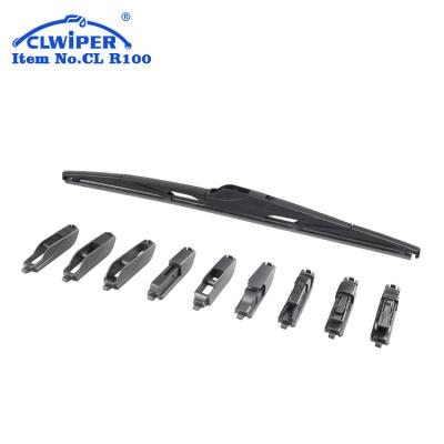 China 100% Natural Rubber CLWIPER China Manufacturer Replace Rear Window Wiper Blade 10 Multi Fit Rear Adapters for sale