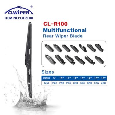 China CLWIPER Natural Rubber Car Exterior Accessories Multifunctional Rear Wiper Blade for sale