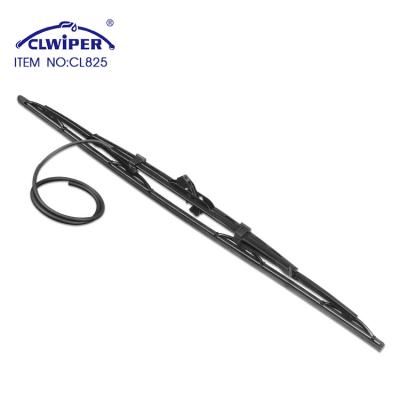 China Car Window Wiper Refill Auto Wiper Blades Natural Rubber CLWIPER Metal Frame Windshield Wiper Special Flat Rubber Windshield Special Rain for sale