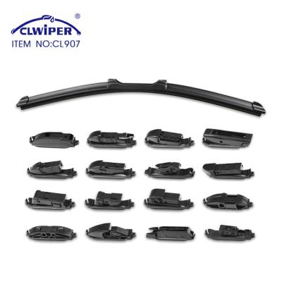 China Wholesale soft multifunctional frameless universal window wiper blades car glass cleaning natural rubber wiper blade CLWIPER for sale