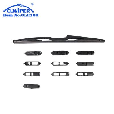 China Wholesale Natural Rubber Wiper Blade Universal Car Glass Cleaning Window Windshield Multifunctional Soft Frameless Rear Windshield Wiper Blades CLWIPER for sale