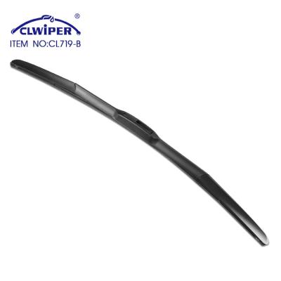 China CLWIPER NATURAL RUBBER WIPER UNIVERSAL HYBRID CAR WIPER HIGH QUALITY SOFT MULTIFUNCTIONAL BONELESS HYBRID BLADE for sale