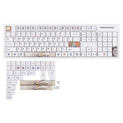 China Computer Keyboard Pokemon 104+34 PBT XDA Keycaps Set 5 Faced Dye-substrated For GK61 64 68 87 96 980 104 108 Mechanical Keyboards (Alolan Solgaleo) for sale