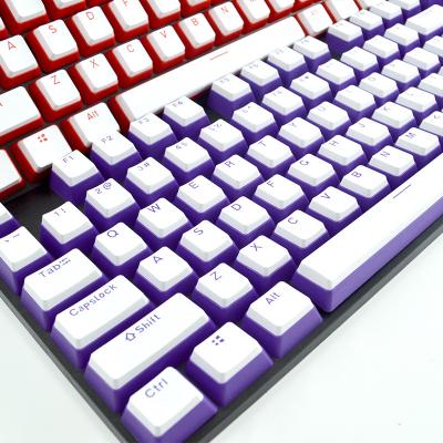 China Computer Keyboard 104 Stepped PBT Pudding Keycap Doubleshot OEM Opaque Profile For Mechanical Gaming Keyboard GK61/87/104 Keys for sale