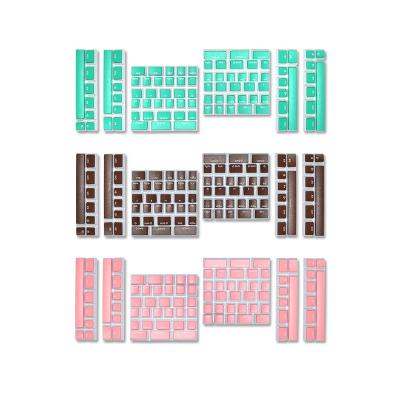 China Computer Keyboard Supplement Kit For Opaque Stepped PBT Pudding Keycap Doubleshot OEM Profile for sale