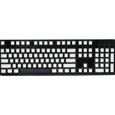 China Backlit Computer Keyboard 104 Keys ABS Pudding Keycaps Set OEM Profile Side Legends Laser Carving Keycap For Mechanical Gaming Keyboards for sale