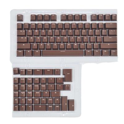 China Computer Keyboard 74+43 Mini Opaque ABS Doubleshot Keycaps Set OEM ANSI Layout For Mechanical Keyboard GK 61/64/68/71/78/82/84/87 cherry MX switch for sale