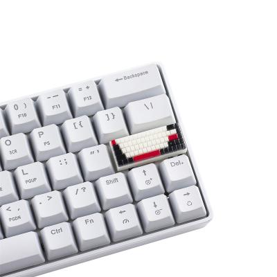 China Small Computer Keyboard Craftsman Keyboard DIY Model Resin Enter Keycaps Replacement Keys Relief Keycap for Mechanical Keyboard (TinyK Black White) for sale