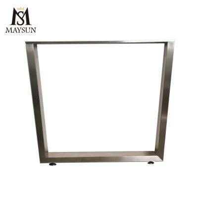 China 2020 Restaurant Product Hot Selling Popular Recommended Silver Chrome Dining Table Legs For Sale for sale