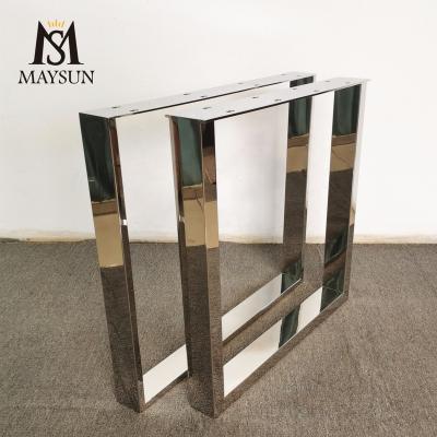 China Wholesale Price New Type Salon Mirror Polished Stainless Steel Table Legs For Table for sale