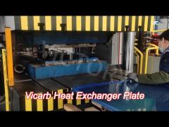 V28 Vicarb Heat Exchanger Plates Replacement Corrugated Pattern