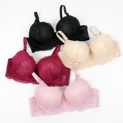 China Large Chest 40 Size Bra Breathable Soft Lace Image Bra Bra Underwear Cup Underwire Thin Bra for sale